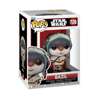 Figura Funko Pop! Star Wars Bazil em caixa com janela