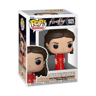 Figura Funko Pop! Inara Serra em caixa com vestido vermelho
