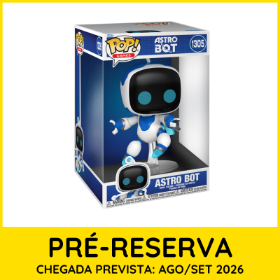 Figura colecionável Funko Pop! Astro Bot na caixa