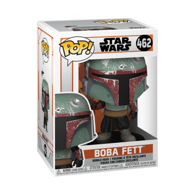 Boneco Funko Pop! Boba Fett, Star Wars, nº 462, na caixa