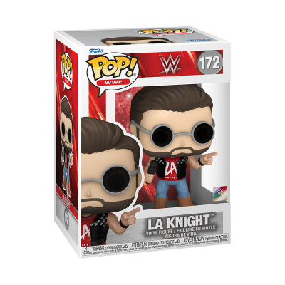 Figura Pop! WWE LA Knight em caixa