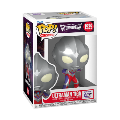 Figura de vinil Funko Pop! Ultraman Tiga na caixa