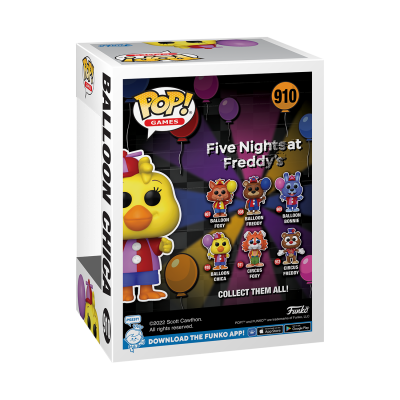 Caixa do Funko Pop! Balloon Chica de Five Nights at Freddy's