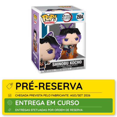 Funko Pop! Shinobu Kocho do Demon Slayer em caixa