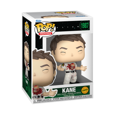 Funko Pop Kane do filme Alien 1987 em embalagem