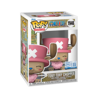 Funko Pop de Tony Tony Chopper da série One Piece em embalagem