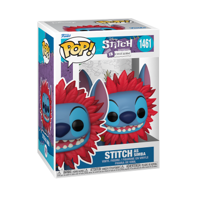Funko Pop! Stitch vestido como Simba em caixa