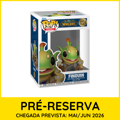 Funko Pop Finduin World of Warcraft em caixa de coleção