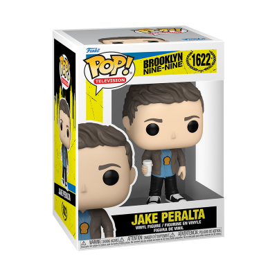 Figura Funko Pop Jake Peralta Brooklyn Nine-Nine na caixa