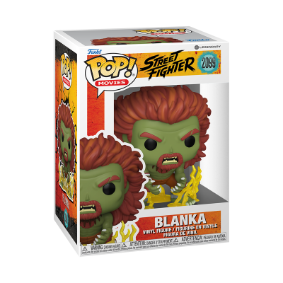 Funko Pop Blanka Street Fighter em embalagem