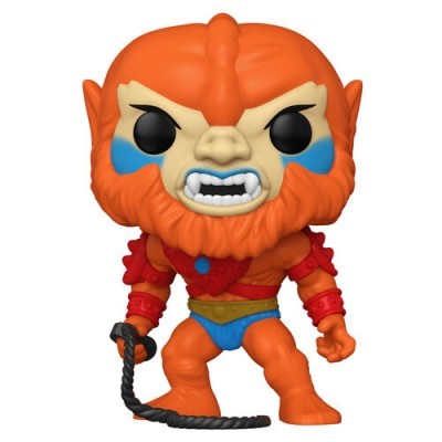 Figura de vinil colecionável personagem pele laranja com chicote