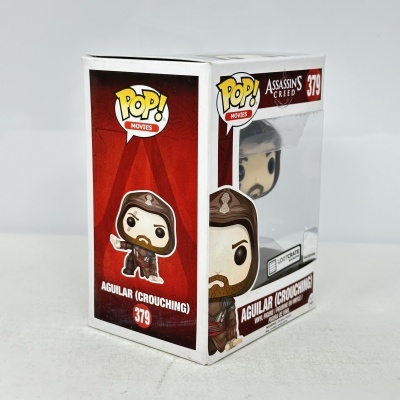 Embalagem de figura coleccionável POP! em vinil, Assassins Creed, Aguilar (Crouching), número 379