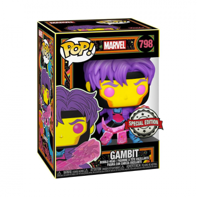 Figura Funko Pop! Gambit Marvel n.º 798 em caixa original com selo Special Edition