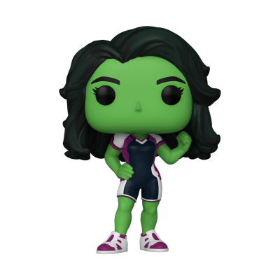 Figura colecionável estilo POP Funko com pele verde e roupa desportiva