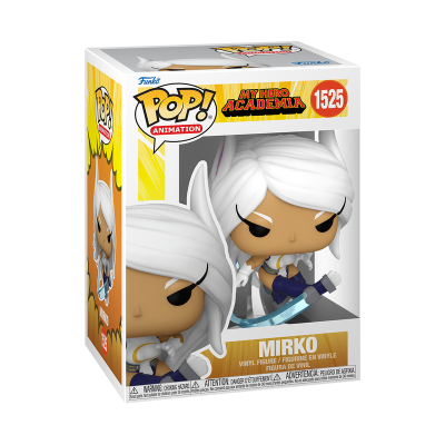 Funko Pop Mirko da série My Hero Academia na caixa original