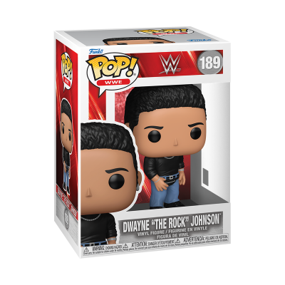 Figura Funko Pop! WWE Dwayne 'The Rock' Johnson em embalagem