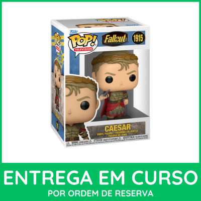 Funko Pop Caesar Fallout na caixa