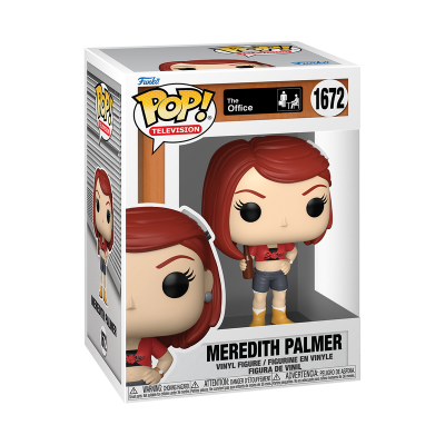 Figura de vinil Meredith Palmer da série The Office na caixa POP! Television