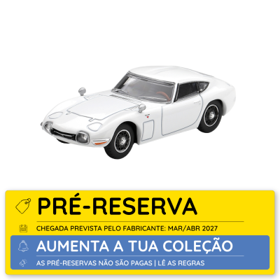 Miniatura de carro desportivo clássico branco