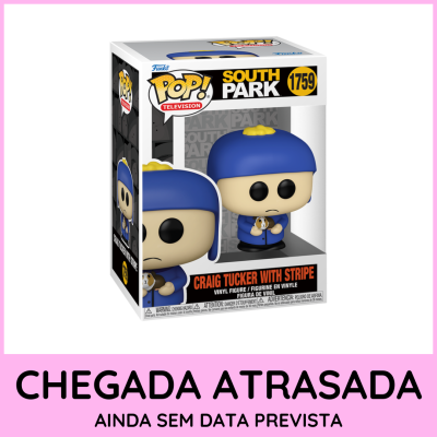 Figura Funko Pop! Craig Tucker com Stripe South Park na caixa