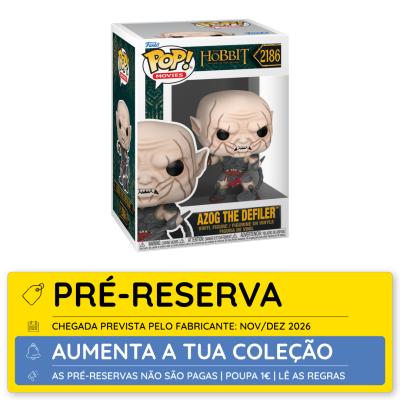 Funko Pop! Azog the Defiler The Hobbit em caixa de embalagem