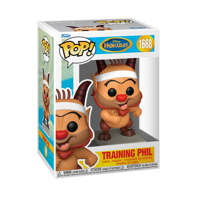 Figura Funko Pop! Training Phil da Disney Hercules com embalagem