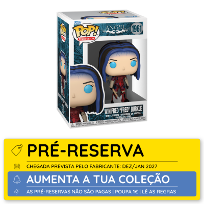 Figura Funko Pop Winifred Fred Burkle da série Angel em caixa