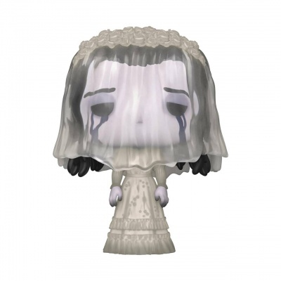 Figura Funko Pop de noiva fantasma com véu e vestido branco