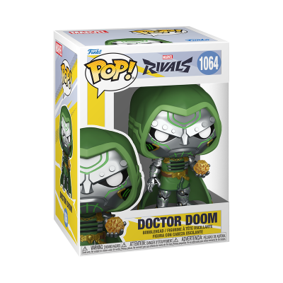 Figura Funko Pop! Doctor Doom da Marvel Rivals 1064 embalado