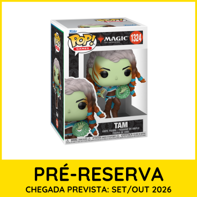 Figura Funko Pop Tam da coleção Magic The Gathering na caixa