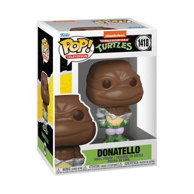 Figura Funko Pop vinil Donatello Teenage Mutant Ninja Turtles na caixa