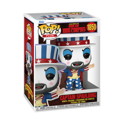 Figura de vinil Captain Spaulding na embalagem