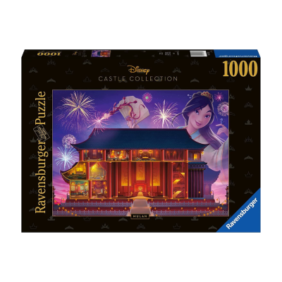 Quebra-cabeças Ravensburger 1000 peças Disney Castle Collection Mulan à noite
