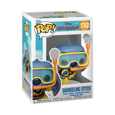 Figura Funko Pop! Snorkeling Stitch com fatos de mergulho na caixa