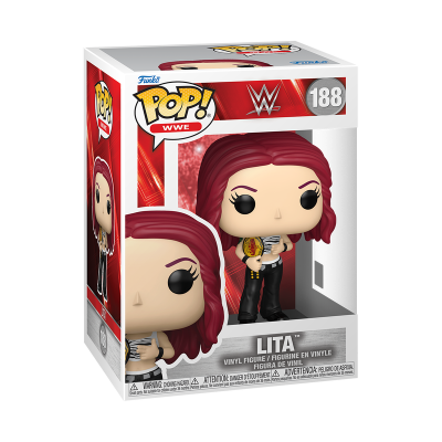 Figura Funko Pop! WWE Lita nº188 em caixa original