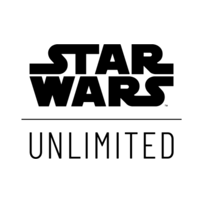 Logótipo Star Wars Unlimited em preto sobre fundo branco
