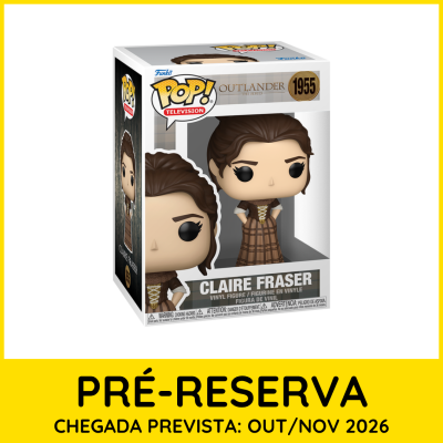 Figura Funko Pop! Claire Fraser Outlander na embalagem