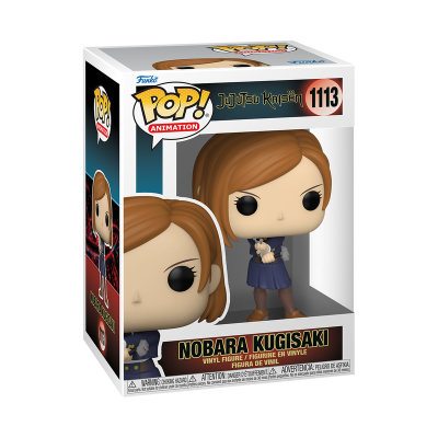 Figura Funko Pop! Nobara Kugisaki da série Jujutsu Kaisen na caixa