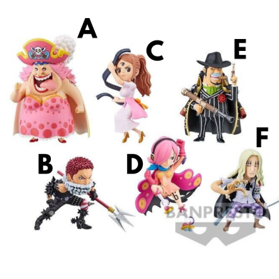 Conjunto de cinco figuras de ação coloridas em plástico, várias poses e acessórios diferentes