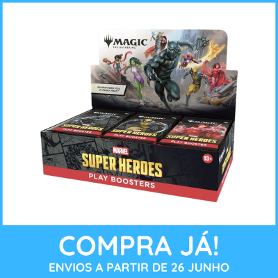 Caixa de cartas Magic The Gathering Marvel Super Heroes