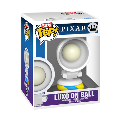 Figura Funko Pop! Bitty Pop! PIXAR Luxo Ball em caixa