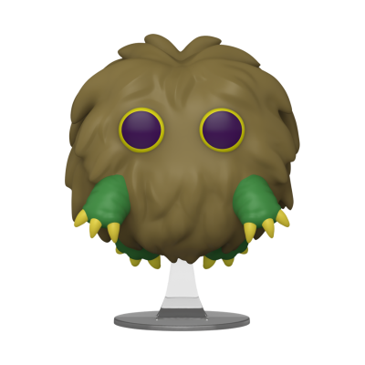 Boneco colecionável Funko Pop com textura castanha e garras verdes.