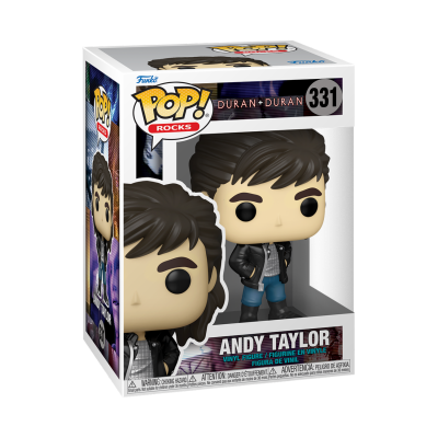 Figura Funko Pop! Rocks Andy Taylor Duran Duran na caixa