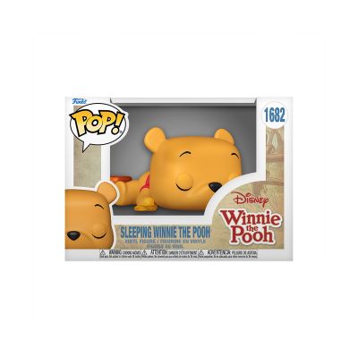 Figura vinílica Funko Pop Winnie the Pooh a dormir na embalagem