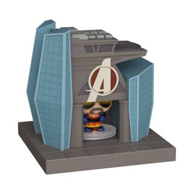 Figurinha Tony Stark na Torre dos Avengers Funko Pop