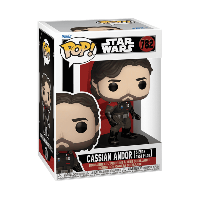 Funko Pop! Cassian Andor Star Wars número 782 na caixa
