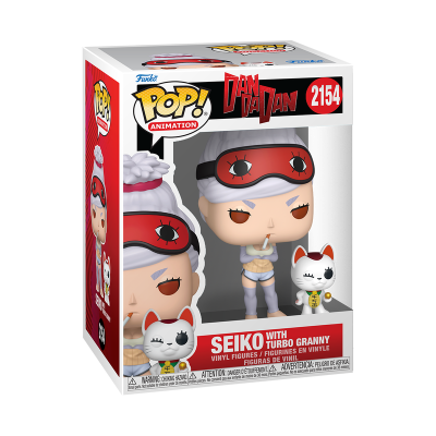 Figura Funko Pop! Seiko com Turbo Granny da série Dan Da Dan em caixa
