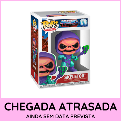Figura Funko Pop do Skeletor em caixa