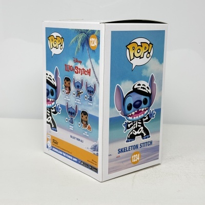 Caixa de brinquedo Funko Pop Skeleton Stitch Disney Lilo & Stitch