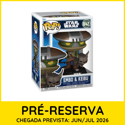 Funko POP! Star Wars Embo & Keibu, figura colecionável na caixa